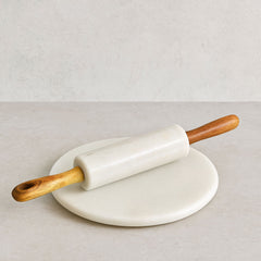 Premium Marble Chakla Belan Set | Handmade Roti Maker | Stone Symmetry