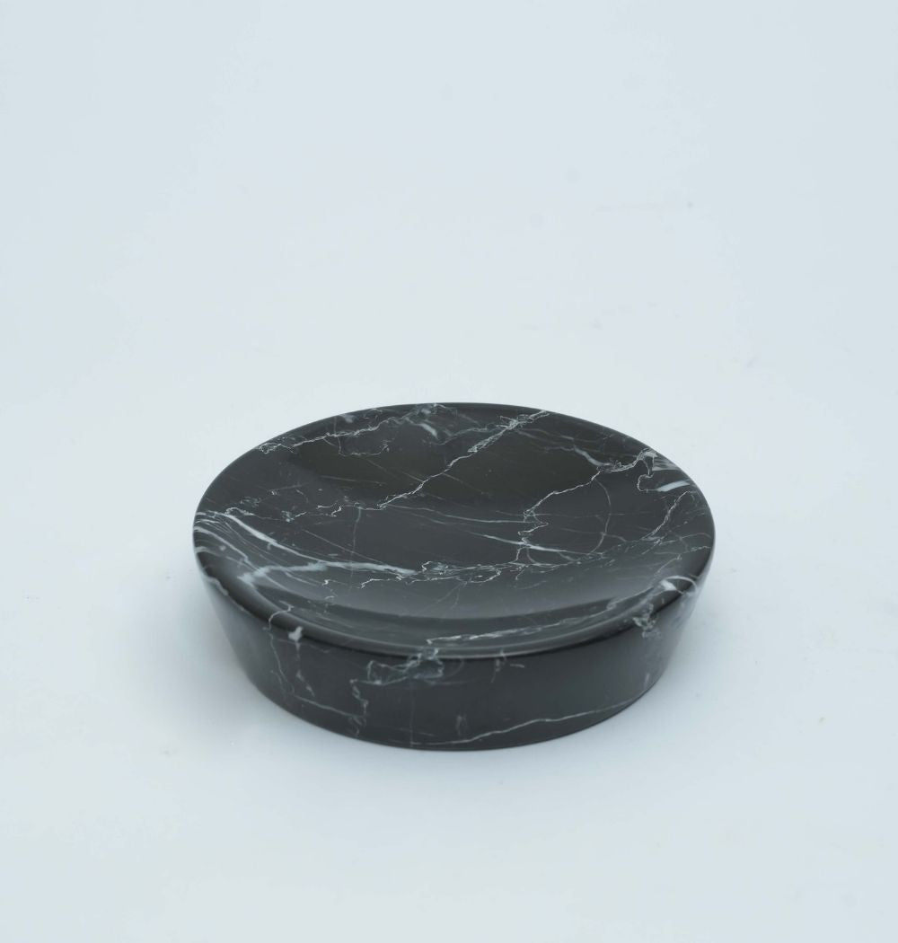 Marble Bathroom Set - Black