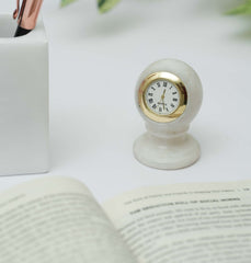 Marble Desk Clock