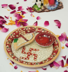 Marble Pooja Thali