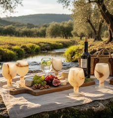 Onyx Wine Glasses (Set of 6)