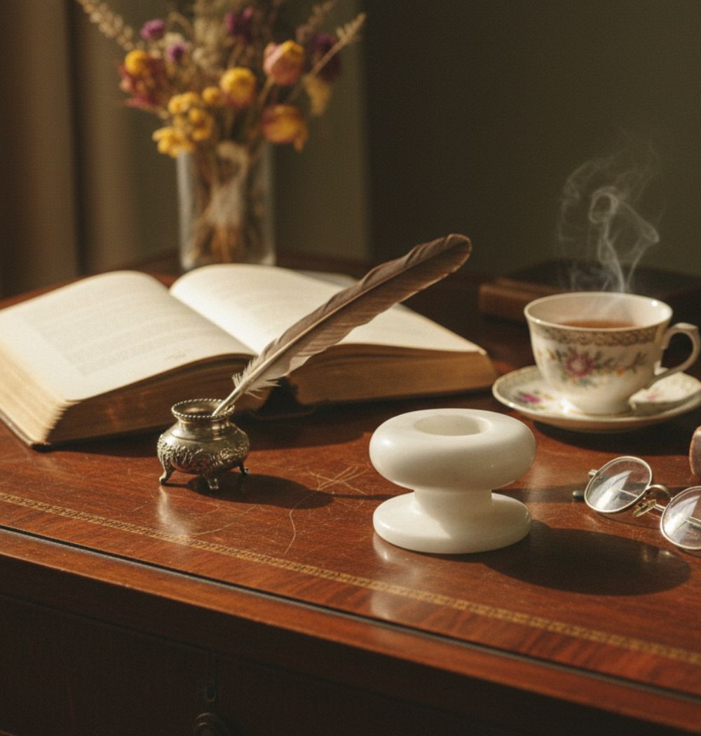 Marble Ash Tray - Elevated