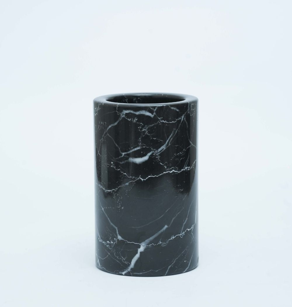 Marble Bathroom Set - Black