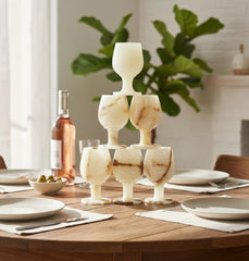 Onyx Wine Glasses (Set of 6)