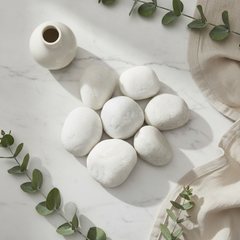 Premium Decorative Marble Pebbles for Planters, Gardens & Aquariums