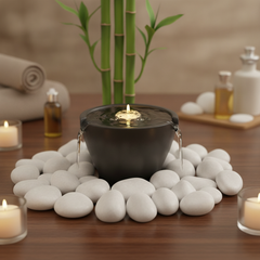 Premium Decorative Marble Pebbles for Planters, Gardens & Aquariums